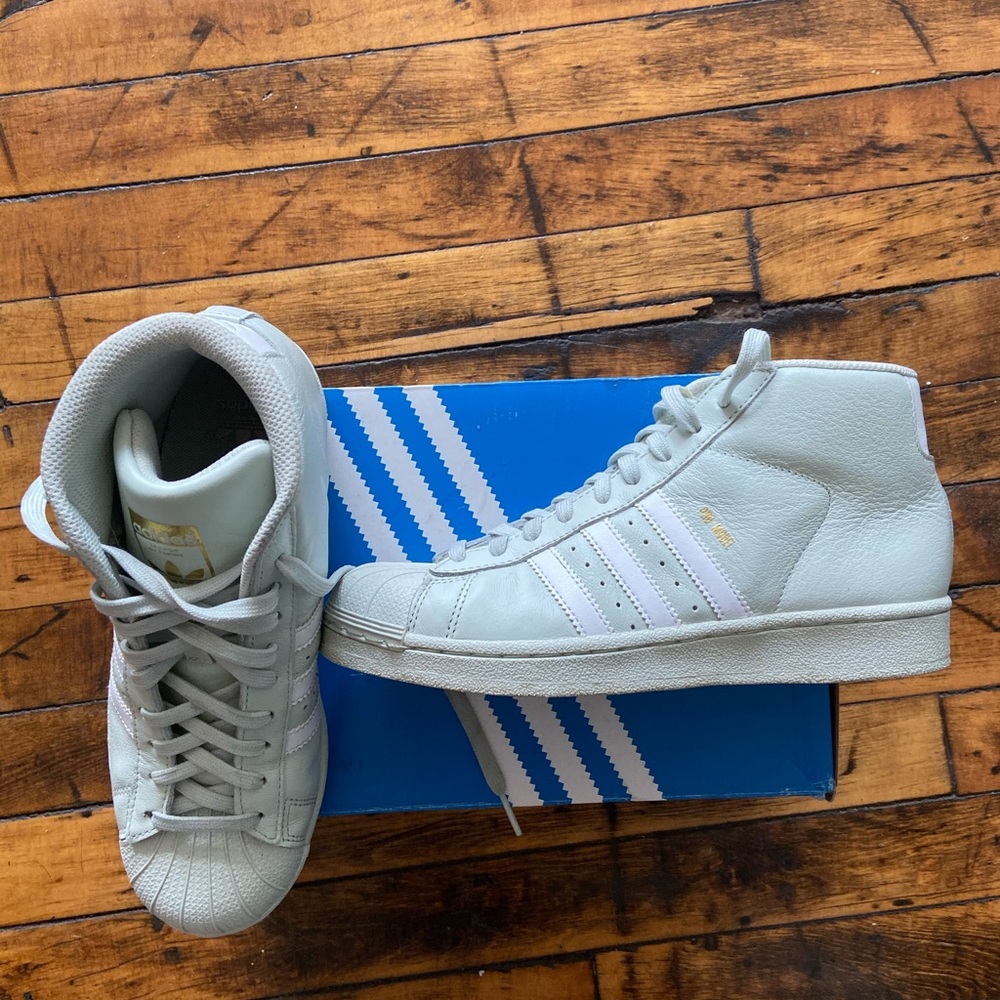 Adidas Pro Model Hightop Light Mint Green